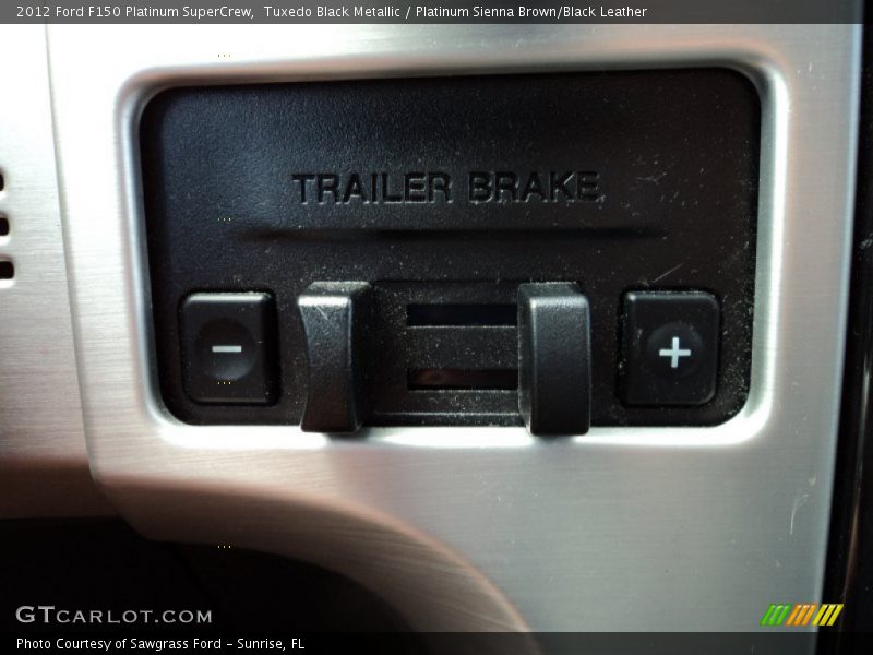 Tuxedo Black Metallic / Platinum Sienna Brown/Black Leather 2012 Ford F150 Platinum SuperCrew