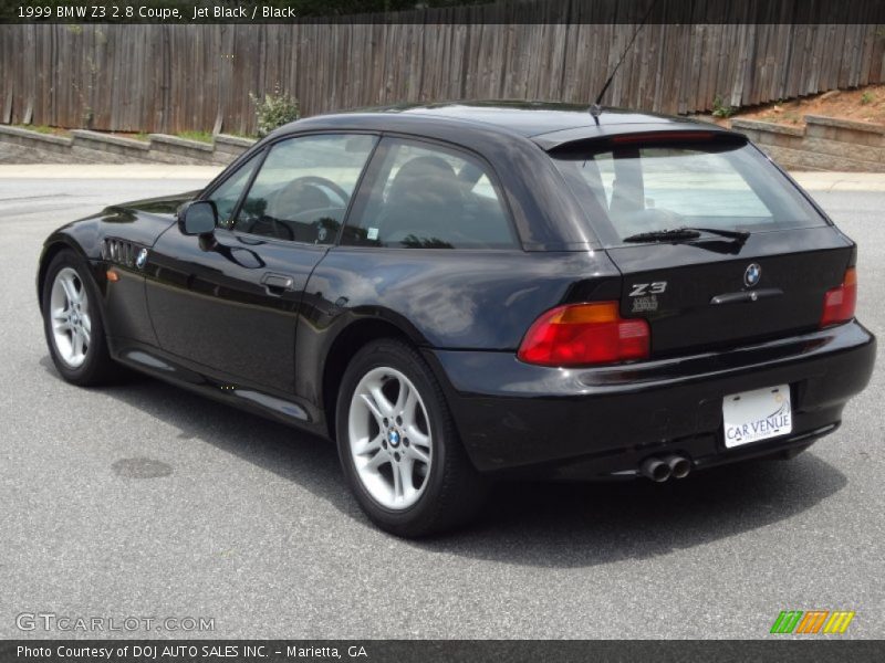 Jet Black / Black 1999 BMW Z3 2.8 Coupe