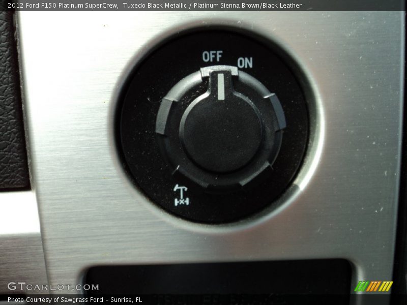 Tuxedo Black Metallic / Platinum Sienna Brown/Black Leather 2012 Ford F150 Platinum SuperCrew