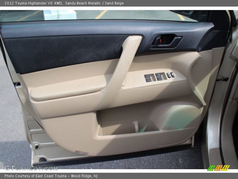 Sandy Beach Metallic / Sand Beige 2012 Toyota Highlander V6 4WD
