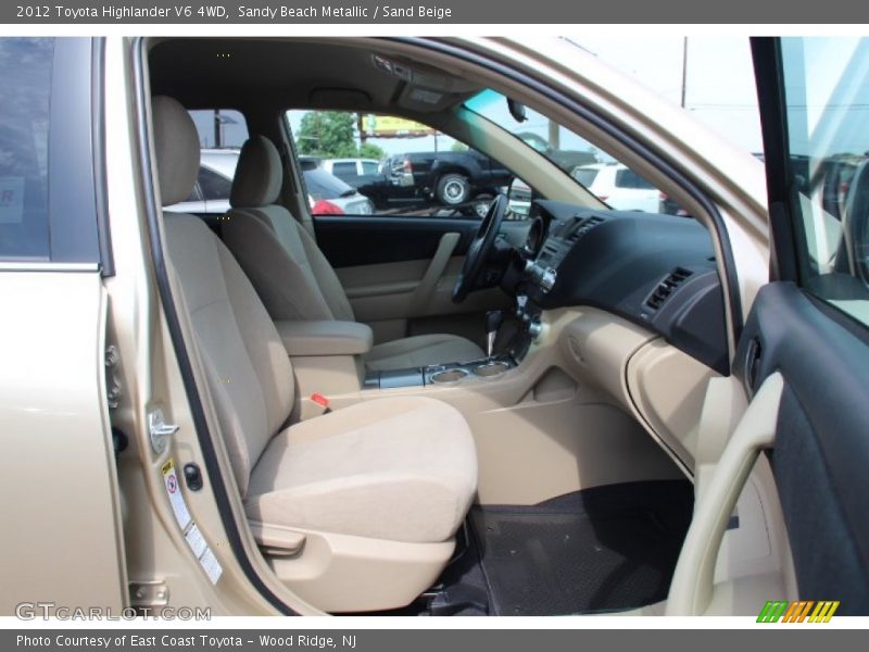 Sandy Beach Metallic / Sand Beige 2012 Toyota Highlander V6 4WD