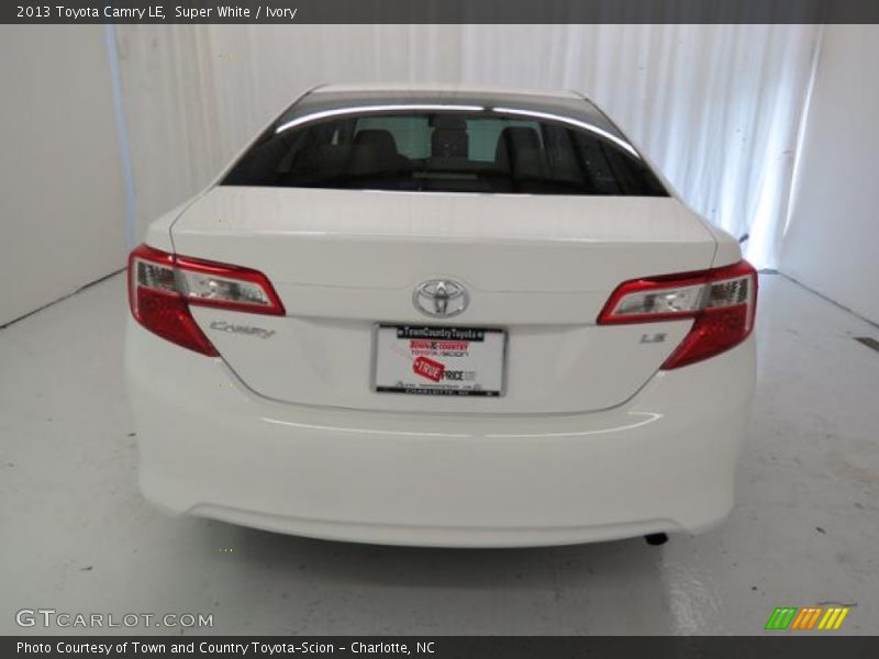 Super White / Ivory 2013 Toyota Camry LE