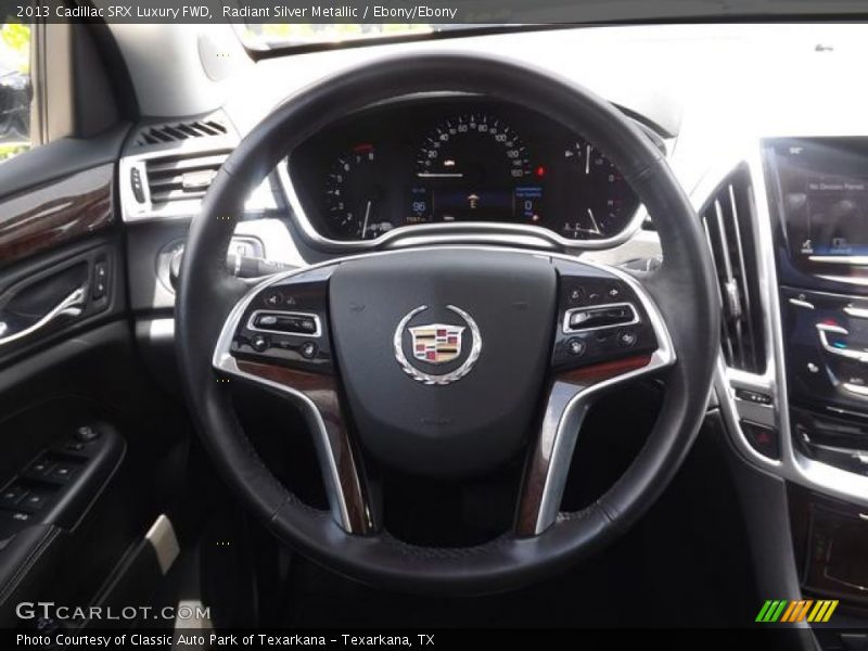 Radiant Silver Metallic / Ebony/Ebony 2013 Cadillac SRX Luxury FWD