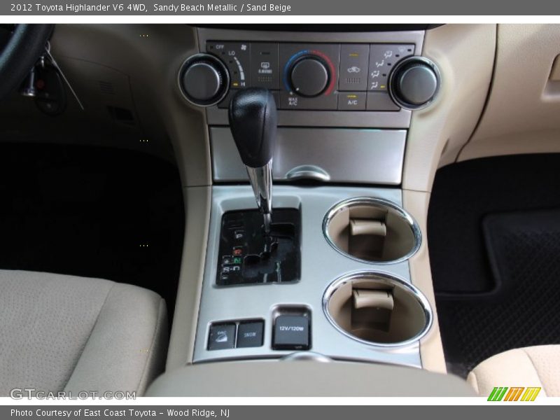 Sandy Beach Metallic / Sand Beige 2012 Toyota Highlander V6 4WD