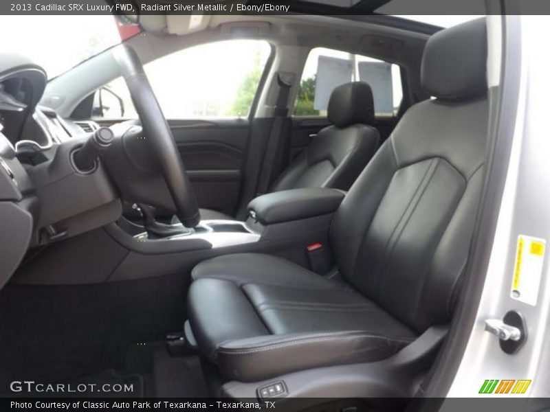 Radiant Silver Metallic / Ebony/Ebony 2013 Cadillac SRX Luxury FWD