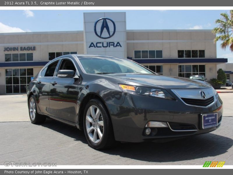 Graphite Luster Metallic / Ebony 2012 Acura TL 3.5