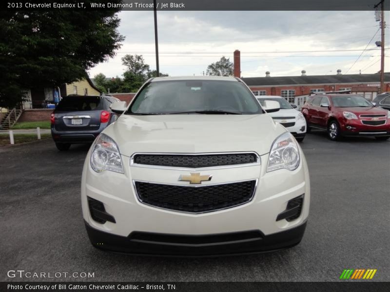 White Diamond Tricoat / Jet Black 2013 Chevrolet Equinox LT