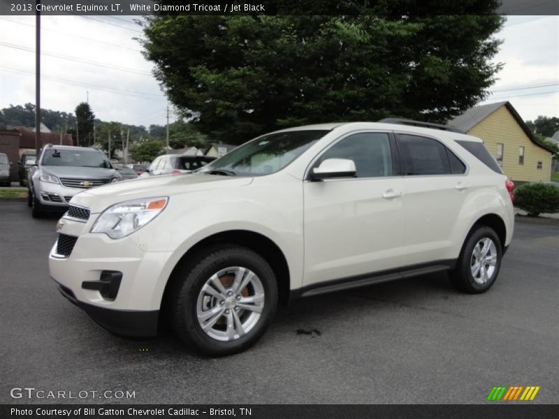 White Diamond Tricoat / Jet Black 2013 Chevrolet Equinox LT