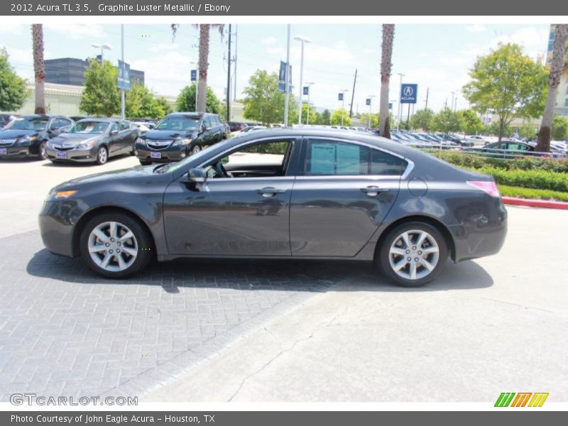 Graphite Luster Metallic / Ebony 2012 Acura TL 3.5