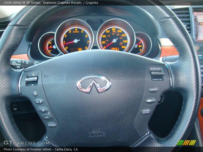 Diamond Graphite Metallic / Graphite 2006 Infiniti M 45 Sedan