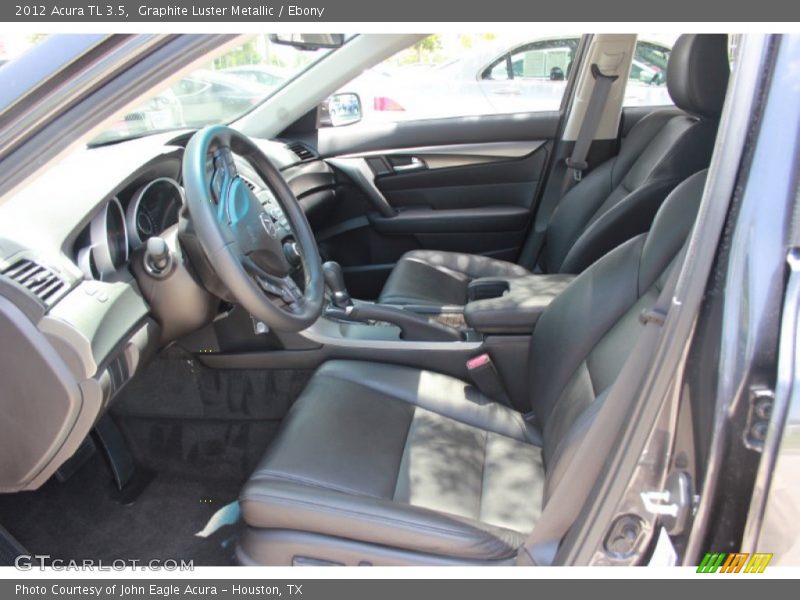 Graphite Luster Metallic / Ebony 2012 Acura TL 3.5