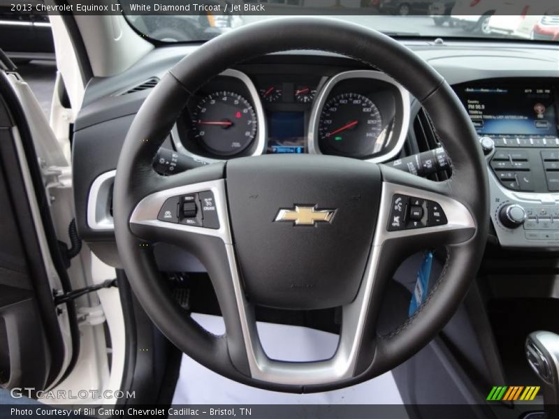 White Diamond Tricoat / Jet Black 2013 Chevrolet Equinox LT