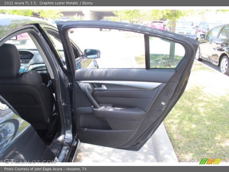 Graphite Luster Metallic / Ebony 2012 Acura TL 3.5