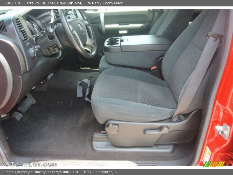 Fire Red / Ebony Black 2007 GMC Sierra 2500HD SLE Crew Cab 4x4
