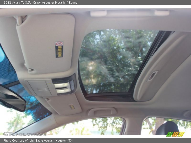 Graphite Luster Metallic / Ebony 2012 Acura TL 3.5