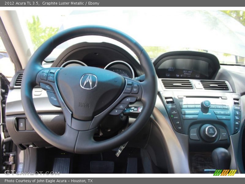 Graphite Luster Metallic / Ebony 2012 Acura TL 3.5