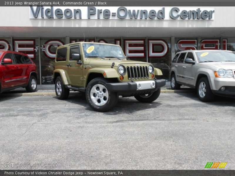 Commando Green / Black 2013 Jeep Wrangler Sahara 4x4