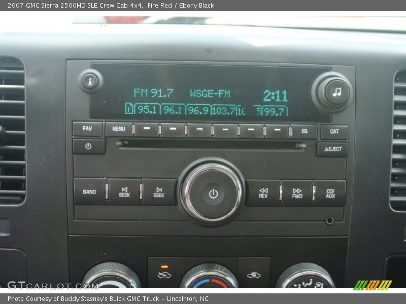 Audio System of 2007 Sierra 2500HD SLE Crew Cab 4x4