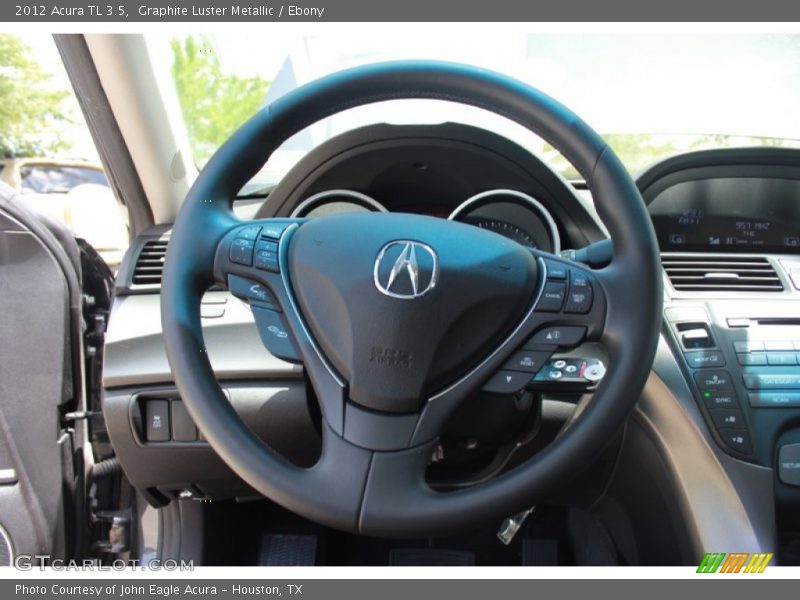 Graphite Luster Metallic / Ebony 2012 Acura TL 3.5