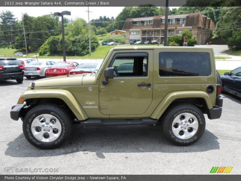 Commando Green / Black 2013 Jeep Wrangler Sahara 4x4