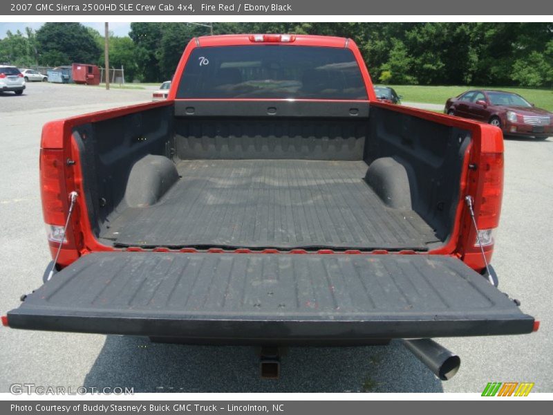 Fire Red / Ebony Black 2007 GMC Sierra 2500HD SLE Crew Cab 4x4