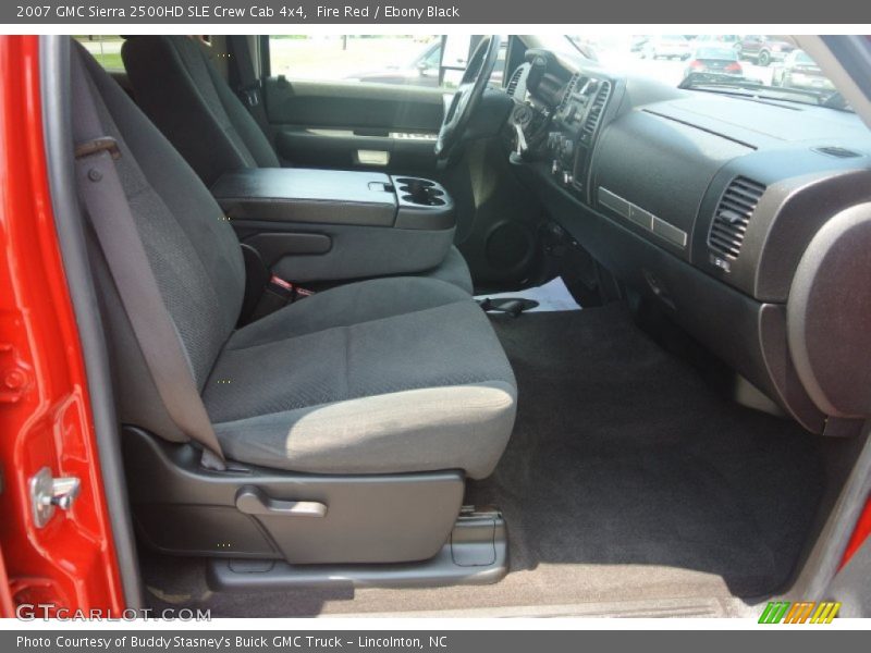 Fire Red / Ebony Black 2007 GMC Sierra 2500HD SLE Crew Cab 4x4