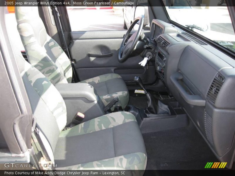 Moss Green Pearlcoat / Camouflage 2005 Jeep Wrangler Willys Edition 4x4