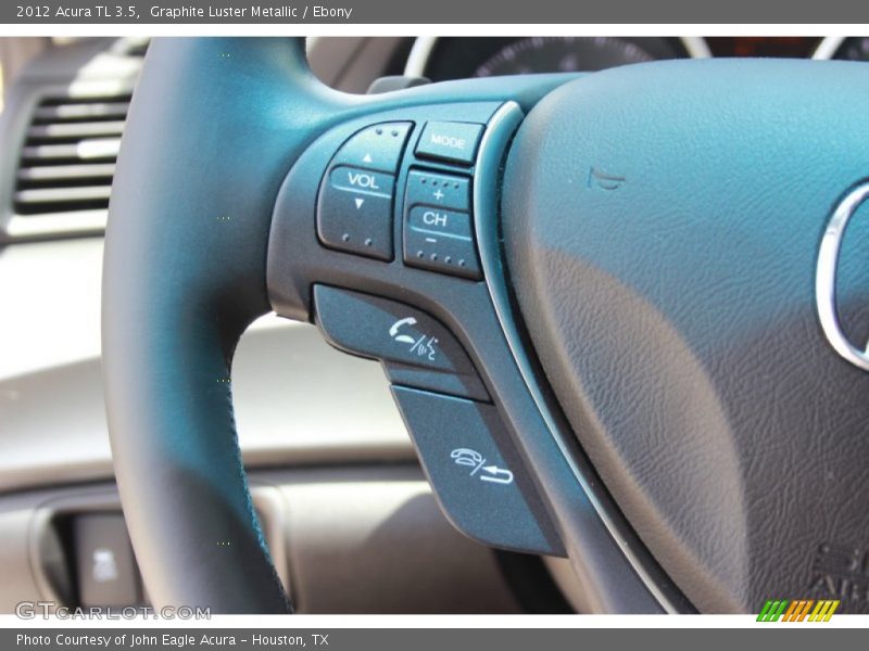 Graphite Luster Metallic / Ebony 2012 Acura TL 3.5