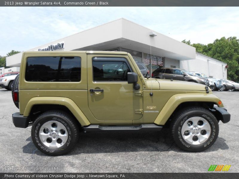 Commando Green / Black 2013 Jeep Wrangler Sahara 4x4