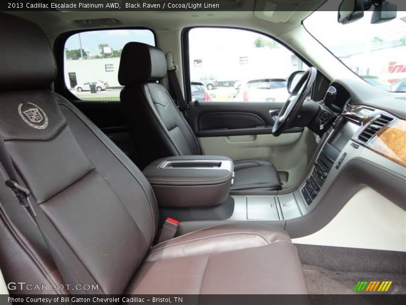 Black Raven / Cocoa/Light Linen 2013 Cadillac Escalade Platinum AWD
