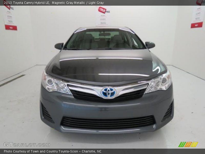 Magnetic Gray Metallic / Light Gray 2013 Toyota Camry Hybrid LE