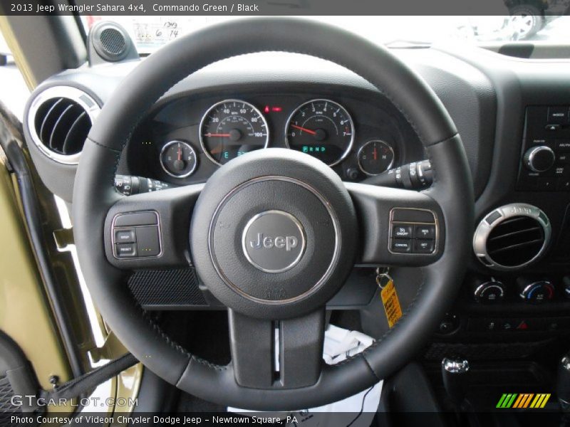 Commando Green / Black 2013 Jeep Wrangler Sahara 4x4