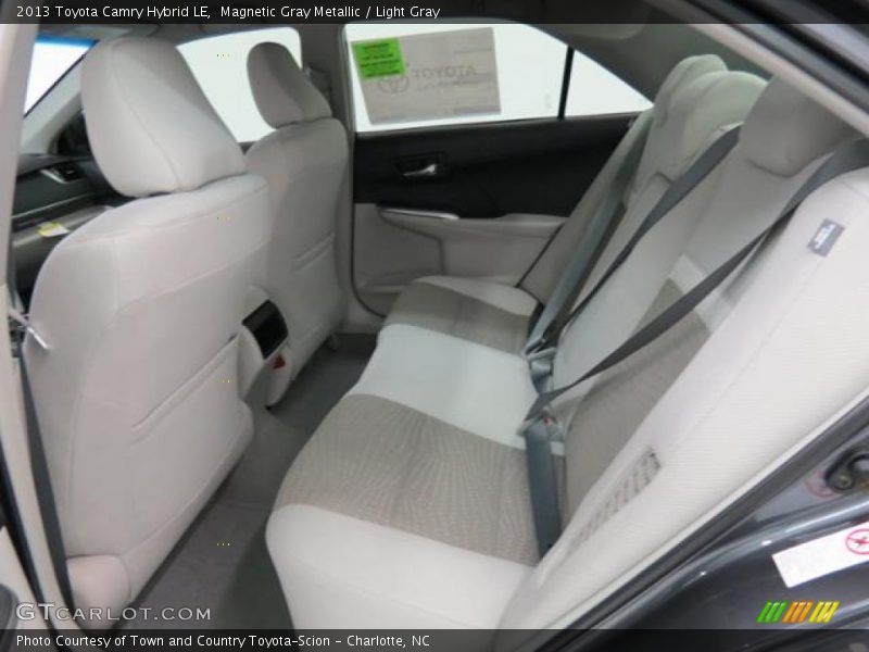 Magnetic Gray Metallic / Light Gray 2013 Toyota Camry Hybrid LE
