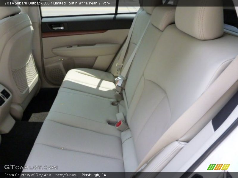 Rear Seat of 2014 Outback 3.6R Limited