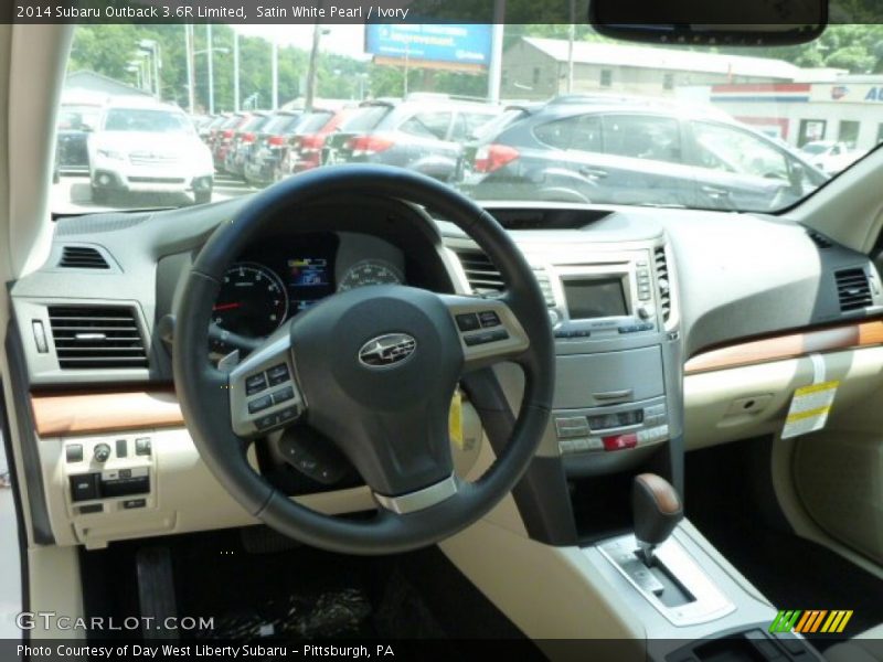 Dashboard of 2014 Outback 3.6R Limited