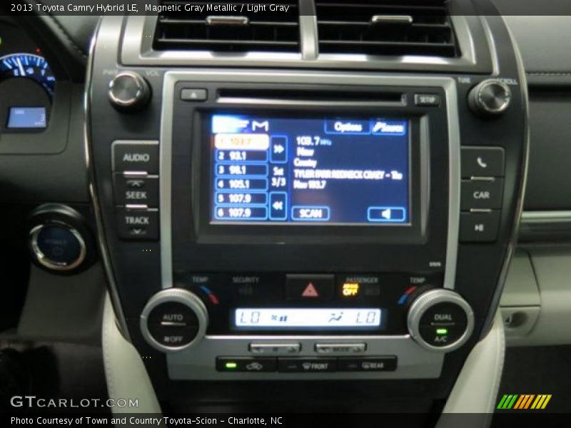 Magnetic Gray Metallic / Light Gray 2013 Toyota Camry Hybrid LE