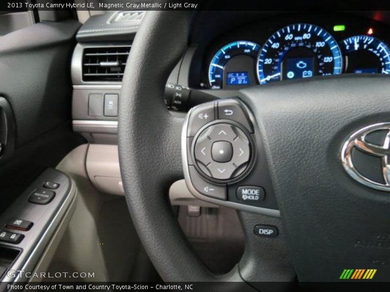Magnetic Gray Metallic / Light Gray 2013 Toyota Camry Hybrid LE