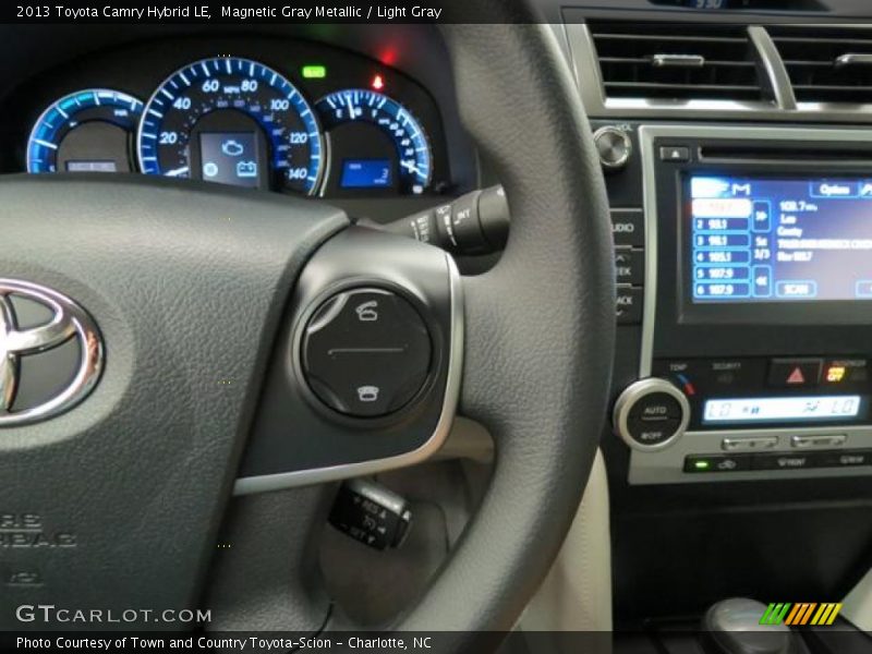 Magnetic Gray Metallic / Light Gray 2013 Toyota Camry Hybrid LE
