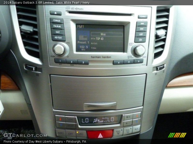 Controls of 2014 Outback 3.6R Limited