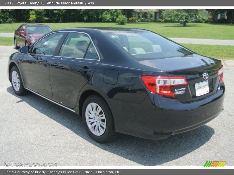 Attitude Black Metallic / Ash 2012 Toyota Camry LE