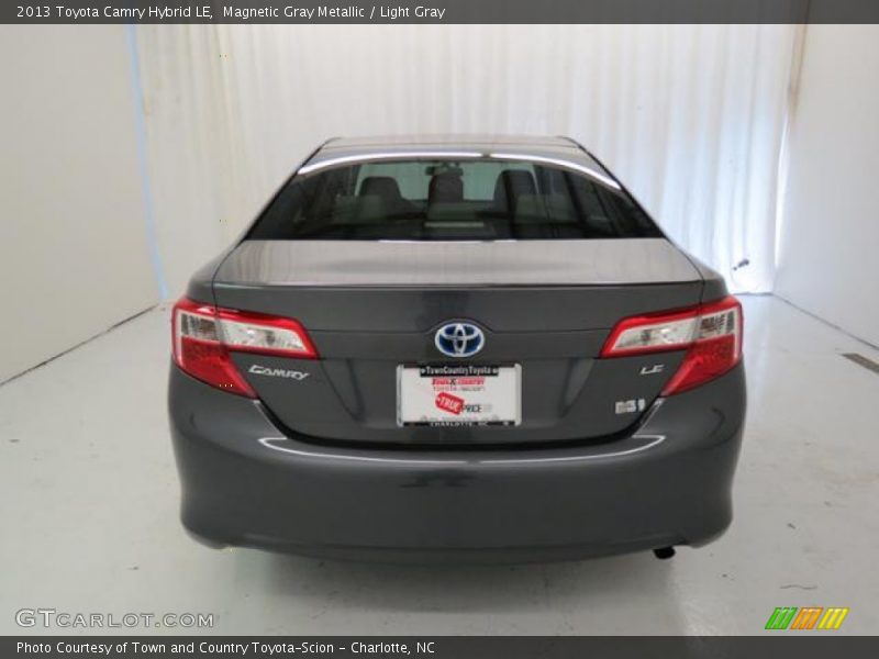 Magnetic Gray Metallic / Light Gray 2013 Toyota Camry Hybrid LE