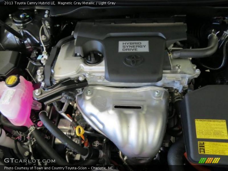 Magnetic Gray Metallic / Light Gray 2013 Toyota Camry Hybrid LE