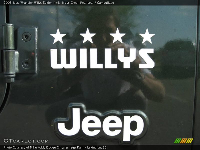 Moss Green Pearlcoat / Camouflage 2005 Jeep Wrangler Willys Edition 4x4