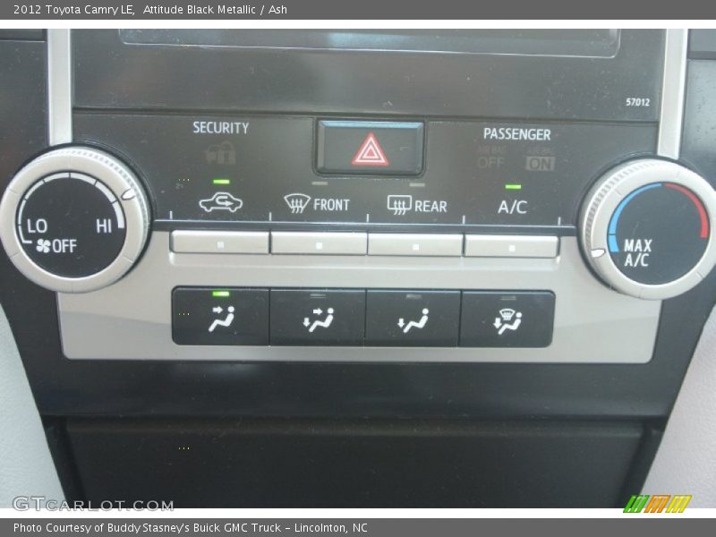 Attitude Black Metallic / Ash 2012 Toyota Camry LE
