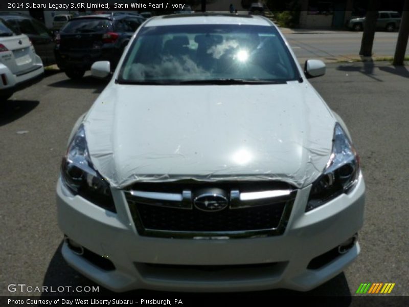 Satin White Pearl / Ivory 2014 Subaru Legacy 3.6R Limited