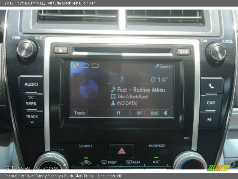 Attitude Black Metallic / Ash 2012 Toyota Camry LE