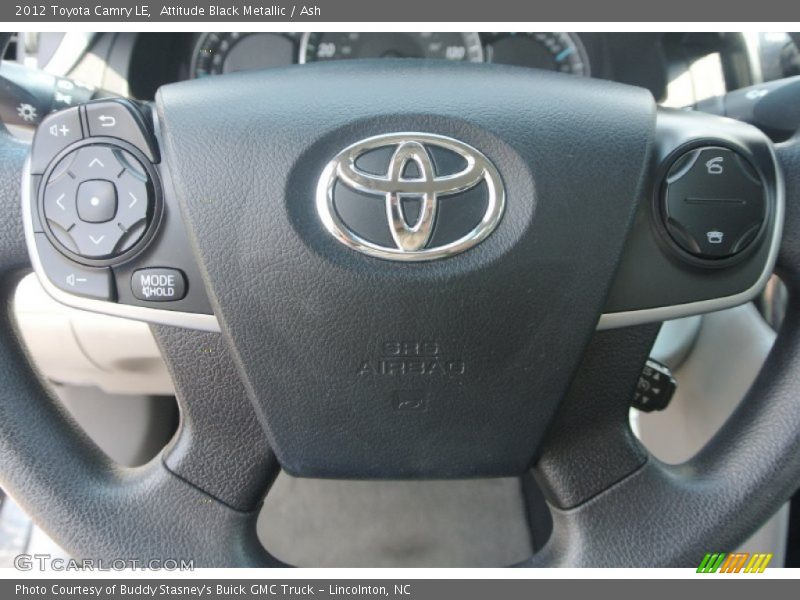 Attitude Black Metallic / Ash 2012 Toyota Camry LE