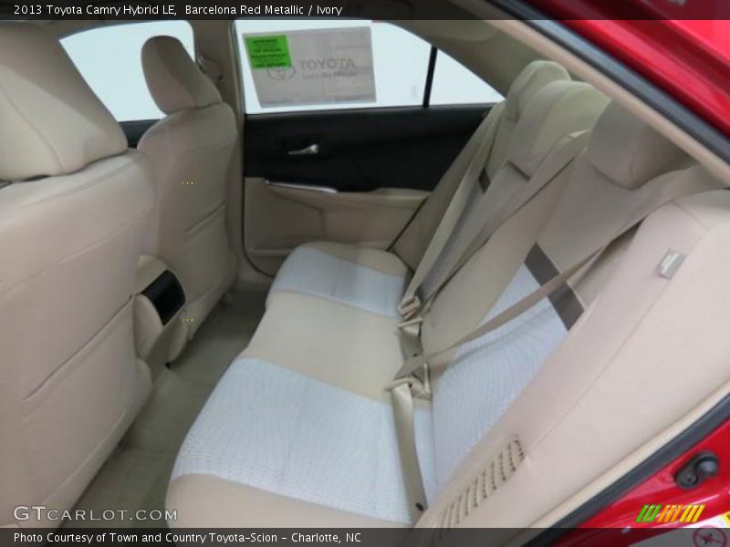Barcelona Red Metallic / Ivory 2013 Toyota Camry Hybrid LE