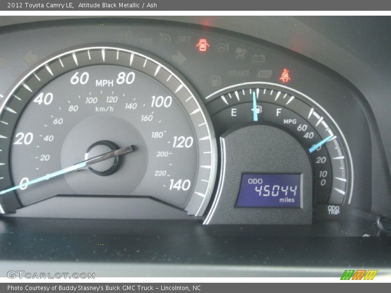 Attitude Black Metallic / Ash 2012 Toyota Camry LE