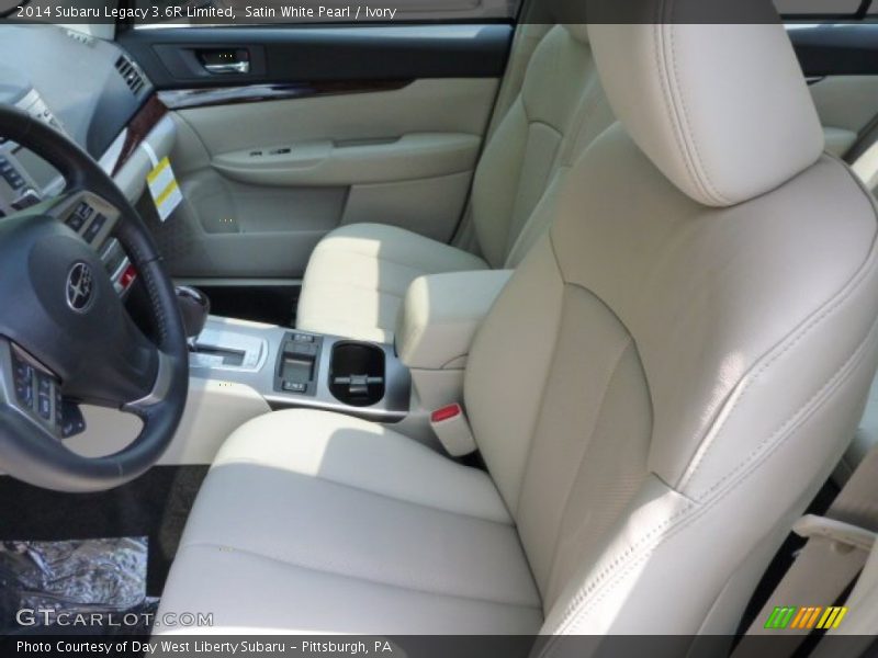 Satin White Pearl / Ivory 2014 Subaru Legacy 3.6R Limited